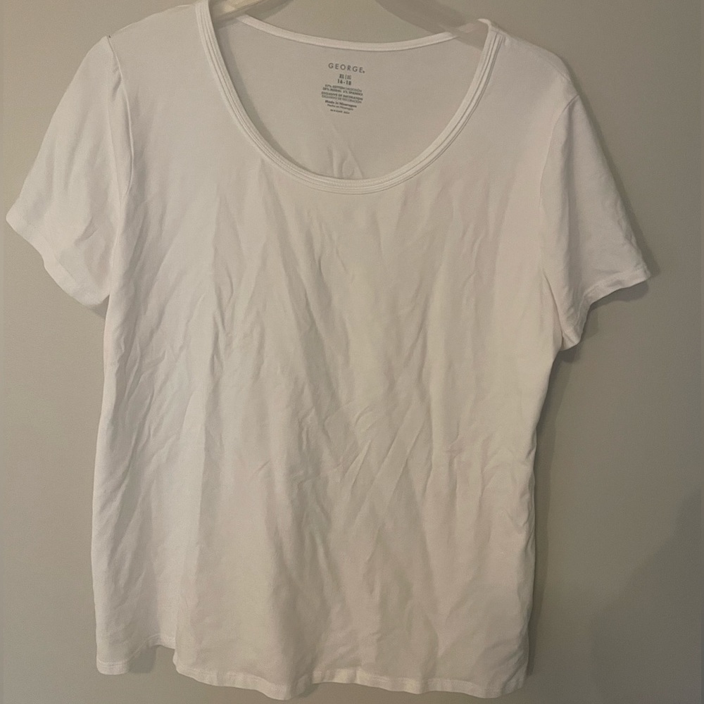 Solid White Tee